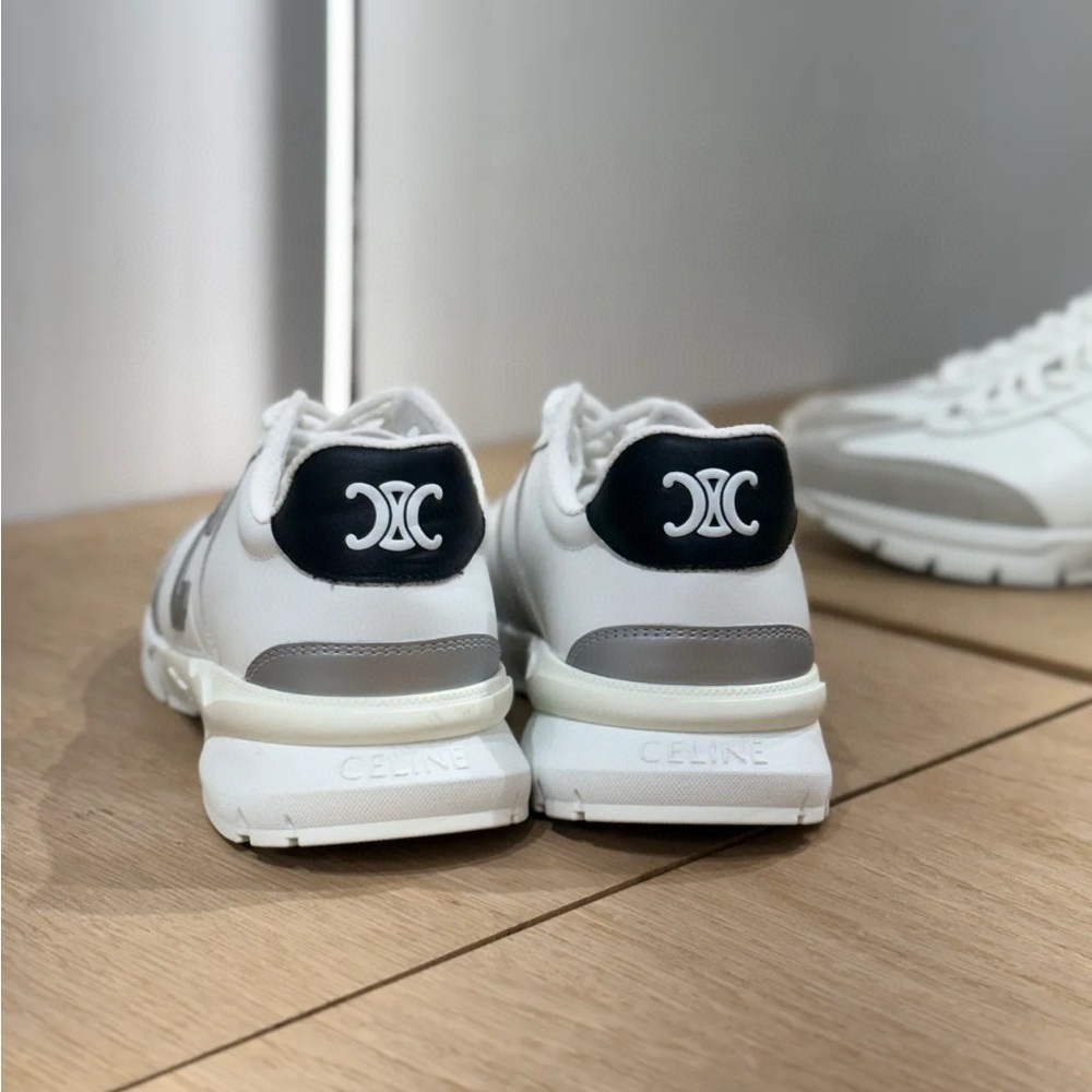 Celine White and Gray Sneakers - Picture 3 of 5